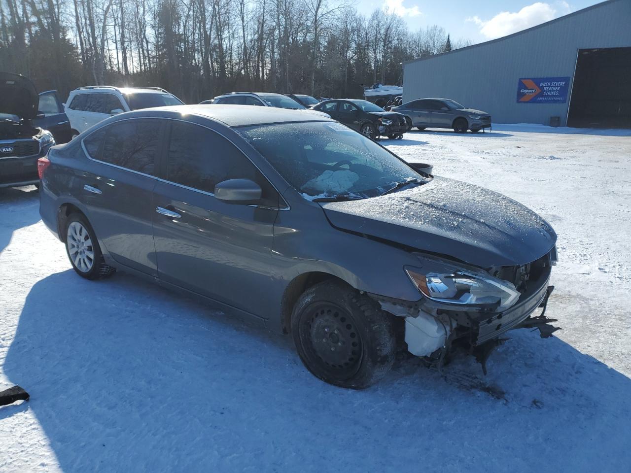 2018 Nissan Sentra VIN 3N1AB7AP7JY327041 Copart auction photo, front end / minor dent/scratches damage thumbnail 4