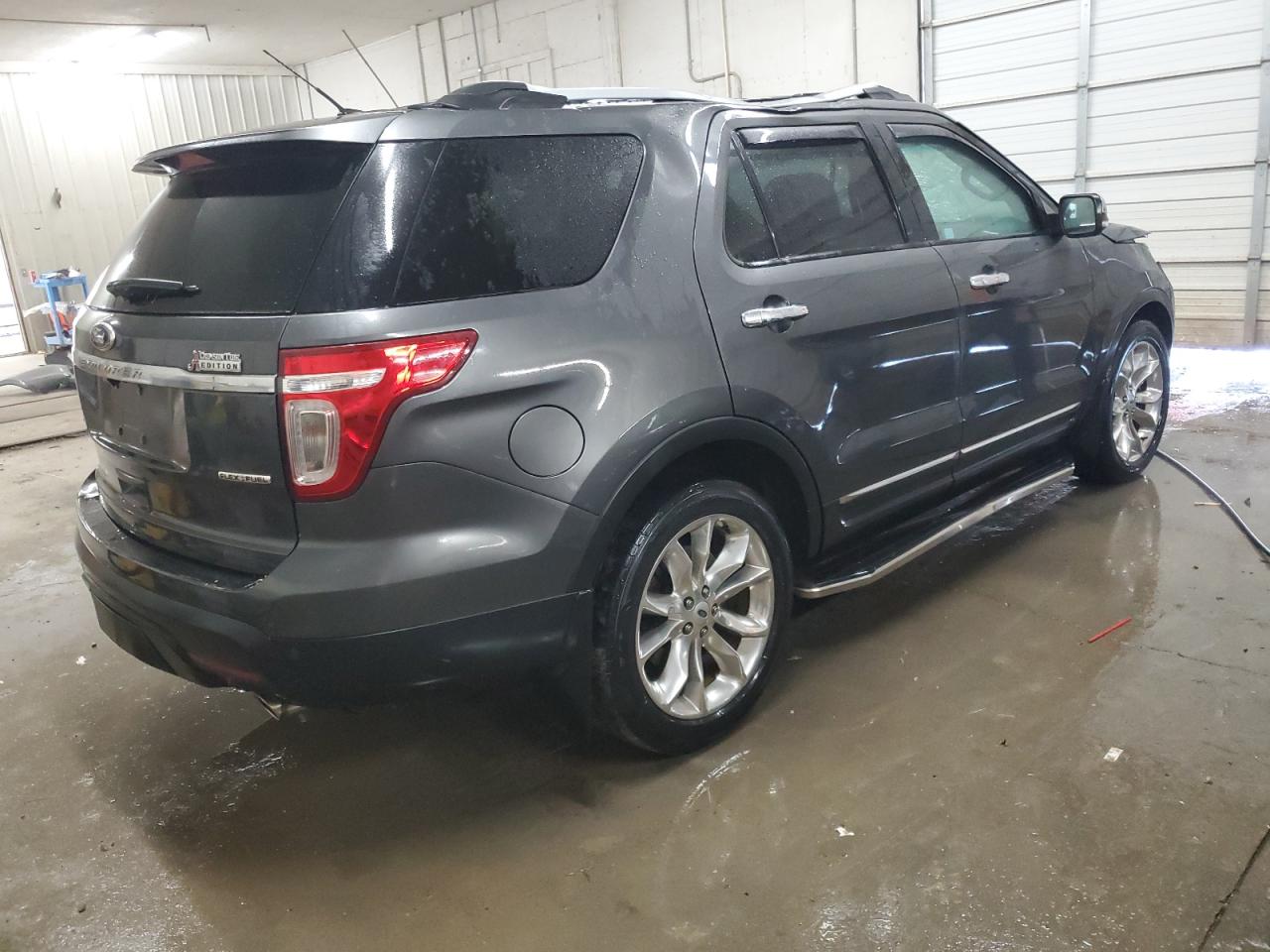 2015 Ford Explorer VIN 1FM5K7D88FGB78503 Copart auction photo, top/roof / front end damage thumbnail 3