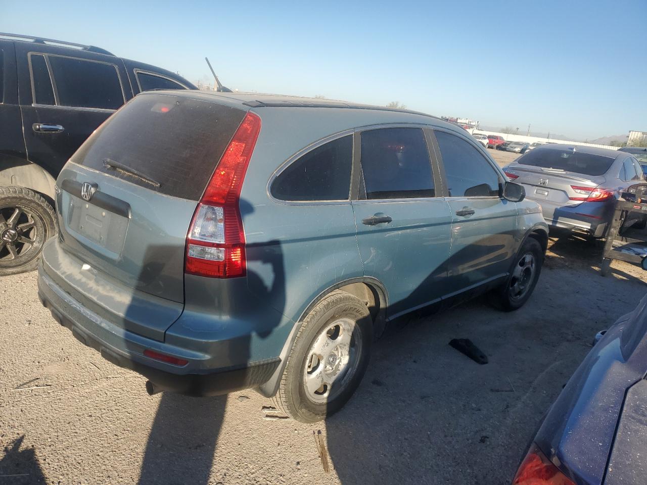 2010 Honda CR-V VIN 5J6RE3H3XAL048091 Copart auction photo, front end / frame damage damage thumbnail 3