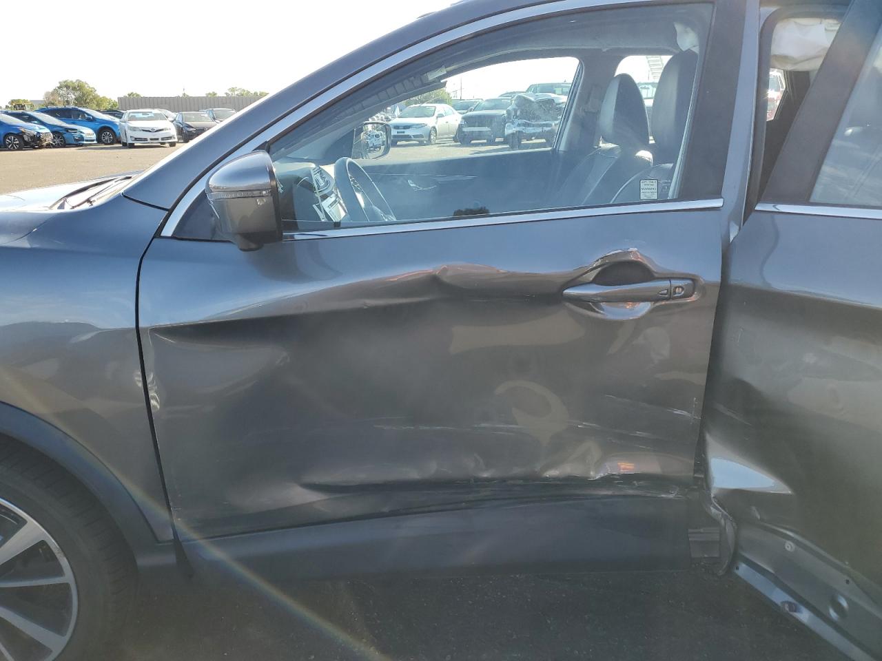 2017 Nissan Rogue VIN JN1BJ1CR4HW135208 Copart auction photo, side damage thumbnail 7