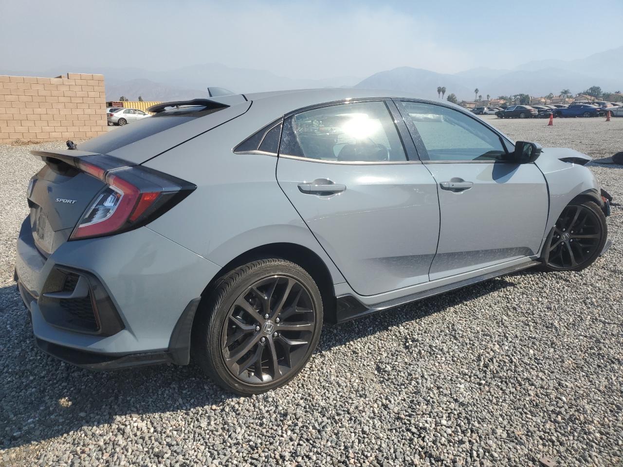 2021 Honda Civic VIN SHHFK7H49MU406661 Copart auction photo, front end / side damage thumbnail 3