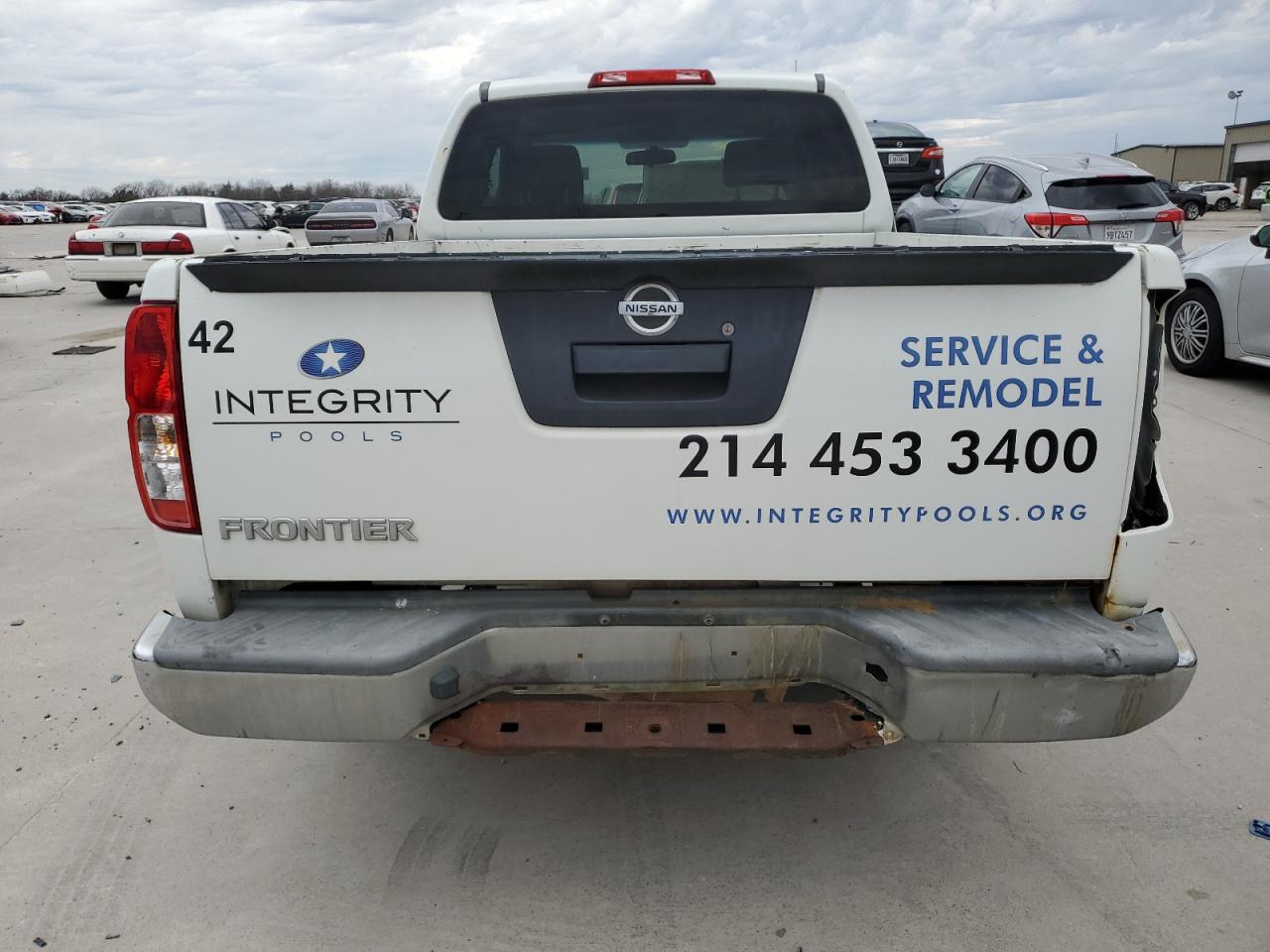 2014 Nissan Navara (Frontier) VIN 1N6BD0CT5EN762847 Copart auction photo, stripped damage thumbnail 6