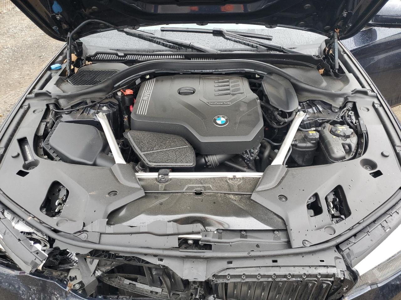2020 BMW 5er VIN WBAJR7C09LWW68666 Copart auction photo, front end damage thumbnail 11