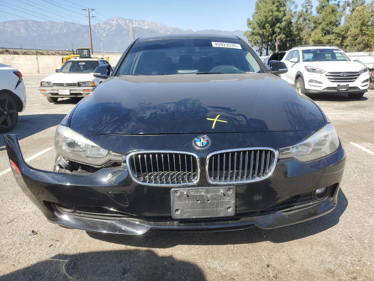 2014 BMW 3er VIN WBA3C1C53EK111345 Copart auction photo, front end / undercarriage damage thumbnail 5