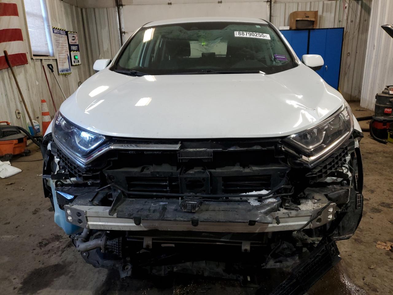 2021 Honda CR-V VIN 5J6RW2H73ML025685 Copart auction photo, front end / side damage thumbnail 5