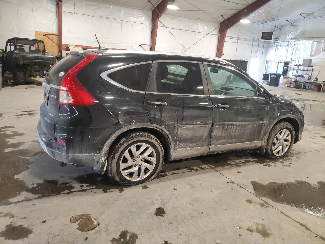 2015 Honda CR-V VIN 2HKRM4H76FH650449 Copart auction photo, side / all over damage thumbnail 3
