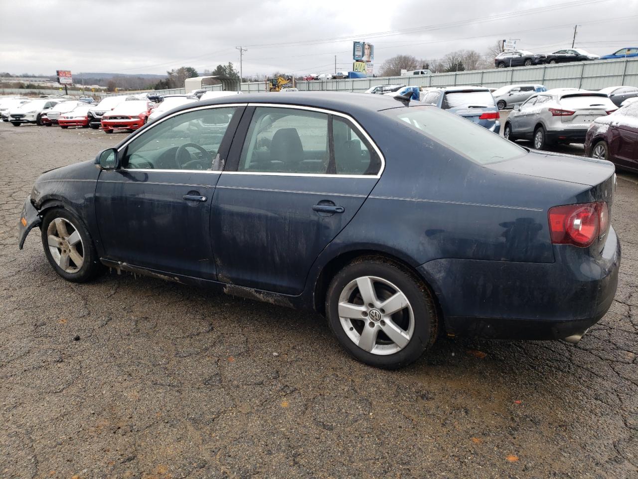 2009 Volkswagen Jetta VIN 3VWRM71KX9M041344 Copart auction photo, front end damage thumbnail 2