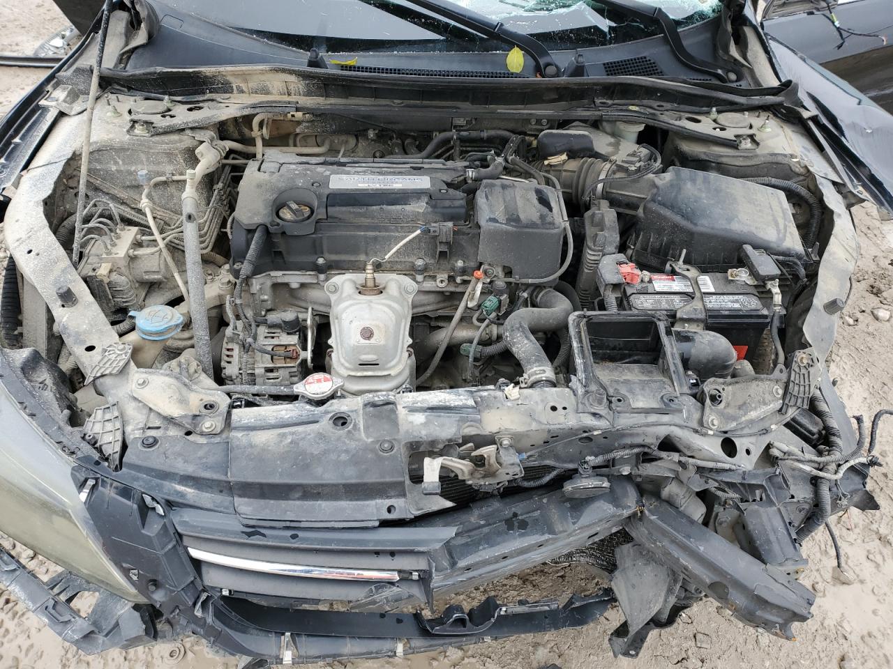 2014 Honda Accord VIN 1HGCR2F72EA016318 Copart auction photo, all over damage thumbnail 12