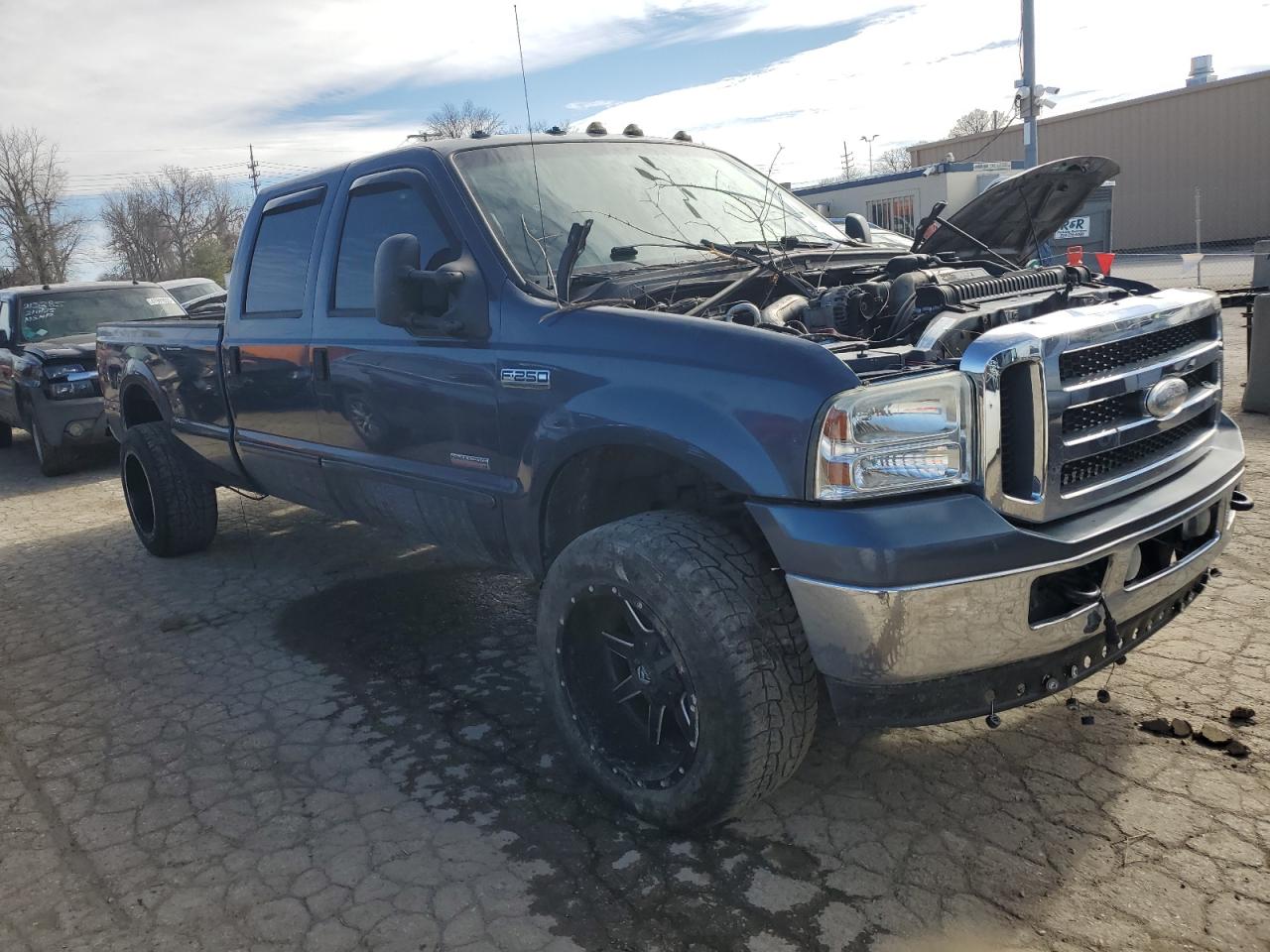 2006 Ford F250 VIN 1FTSW21P96EC26287 Copart auction photo, front end damage thumbnail 4