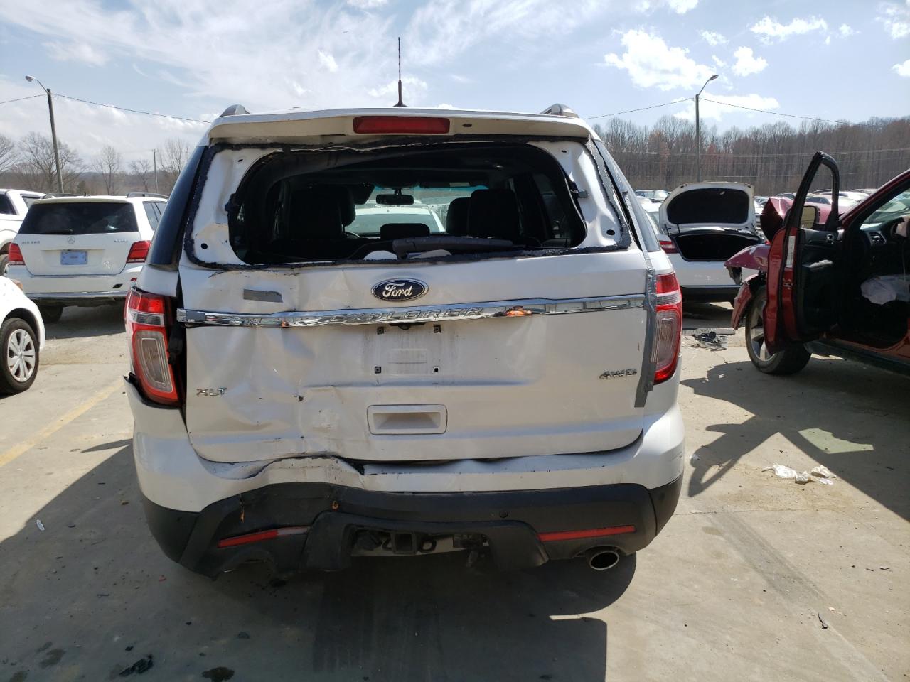 2015 Ford Explorer VIN 1FM5K8D86FGA95349 Copart auction photo, rear end damage thumbnail 6