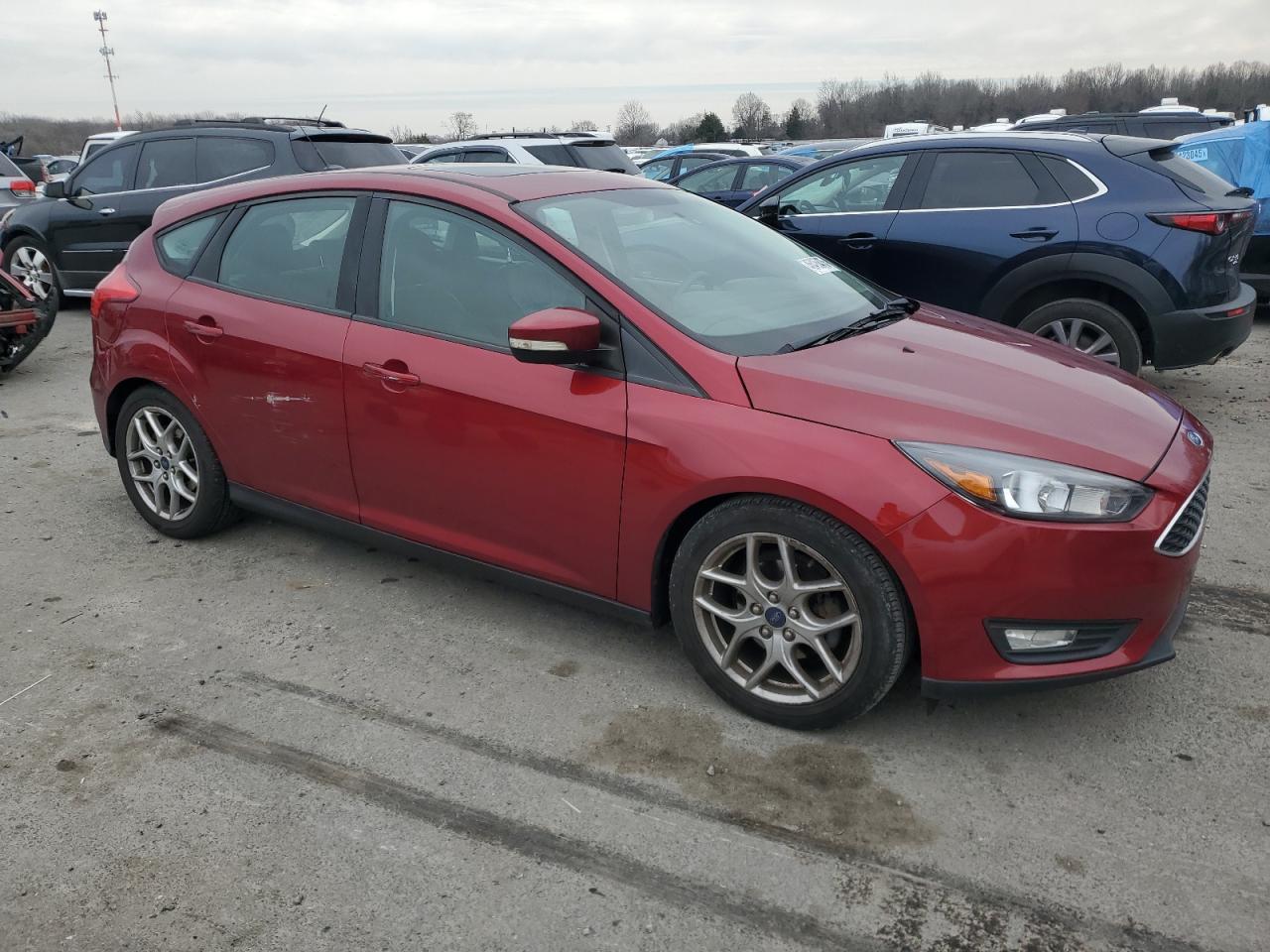 2015 Ford Focus VIN 1FADP3K23FL362267 Copart auction photo, side / rear end damage thumbnail 4