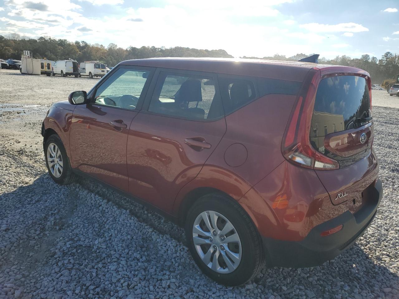 2020 KIA Soul VIN KNDJ23AU6L7083933 Copart auction photo, front end / side damage thumbnail 2