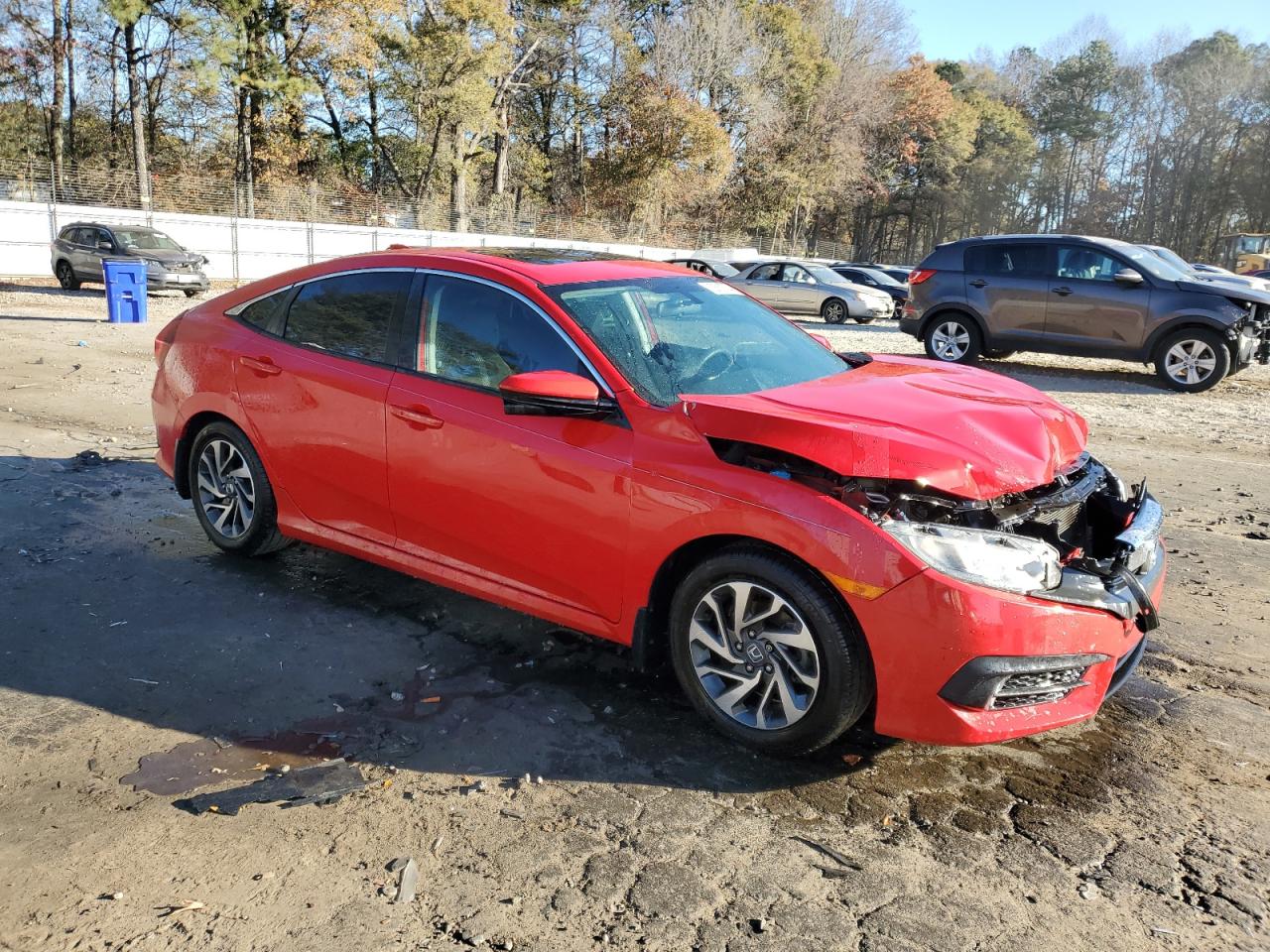 2017 Honda Civic VIN 2HGFC2F79HH576955 Copart auction photo, front end damage thumbnail 4