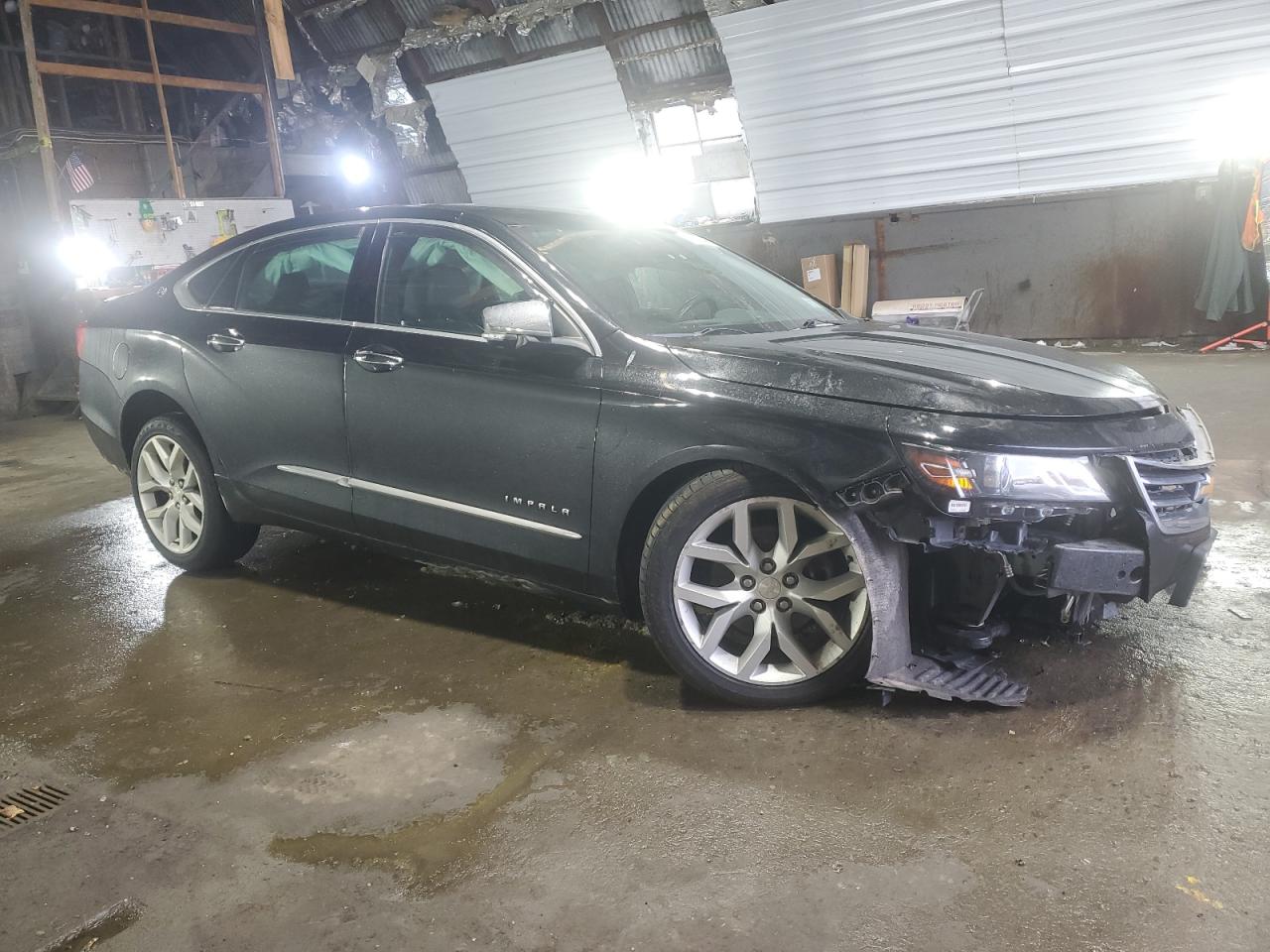 2017 Chevrolet Impala VIN 2G1145S36H9178664 Copart auction photo, front end / side damage thumbnail 4