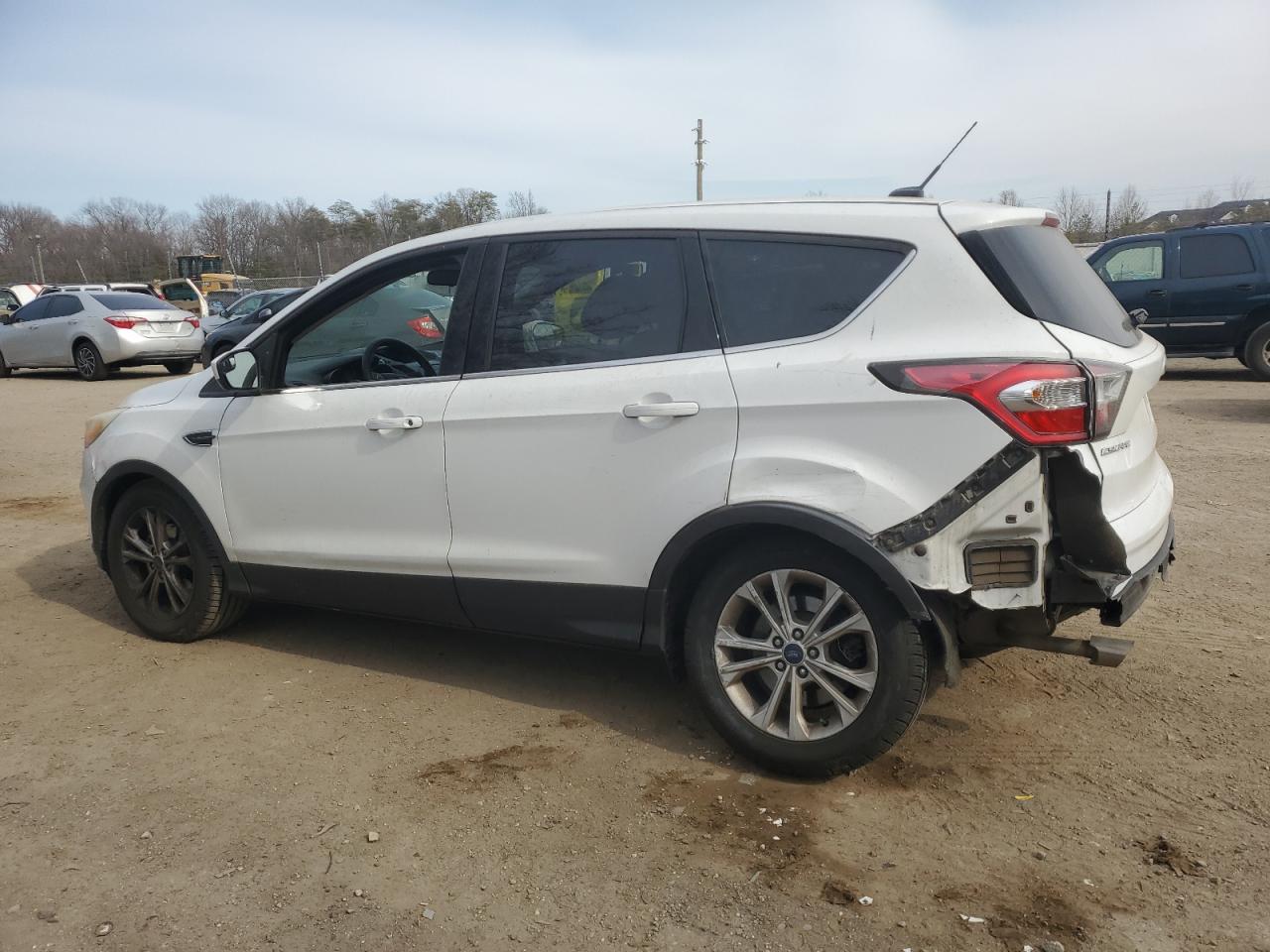2017 Ford Escape VIN 1FMCU0GD9HUA84443 Copart auction photo, all over / rear end damage thumbnail 2