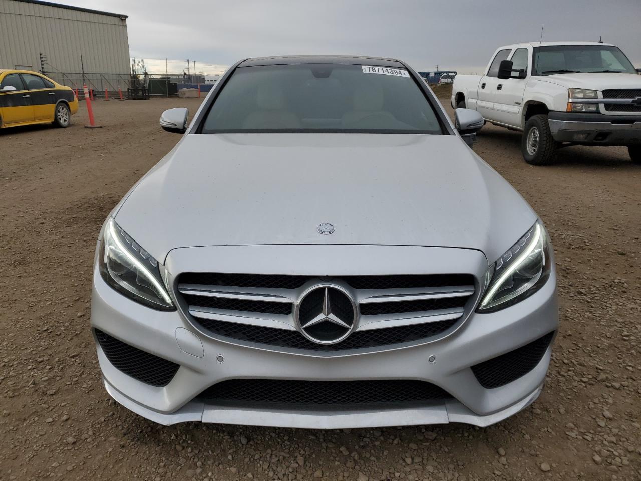 2016 Mercedes-Benz C-klasse VIN 55SWF4KB9GU163707 Copart auction photo, hail / front end damage thumbnail 5