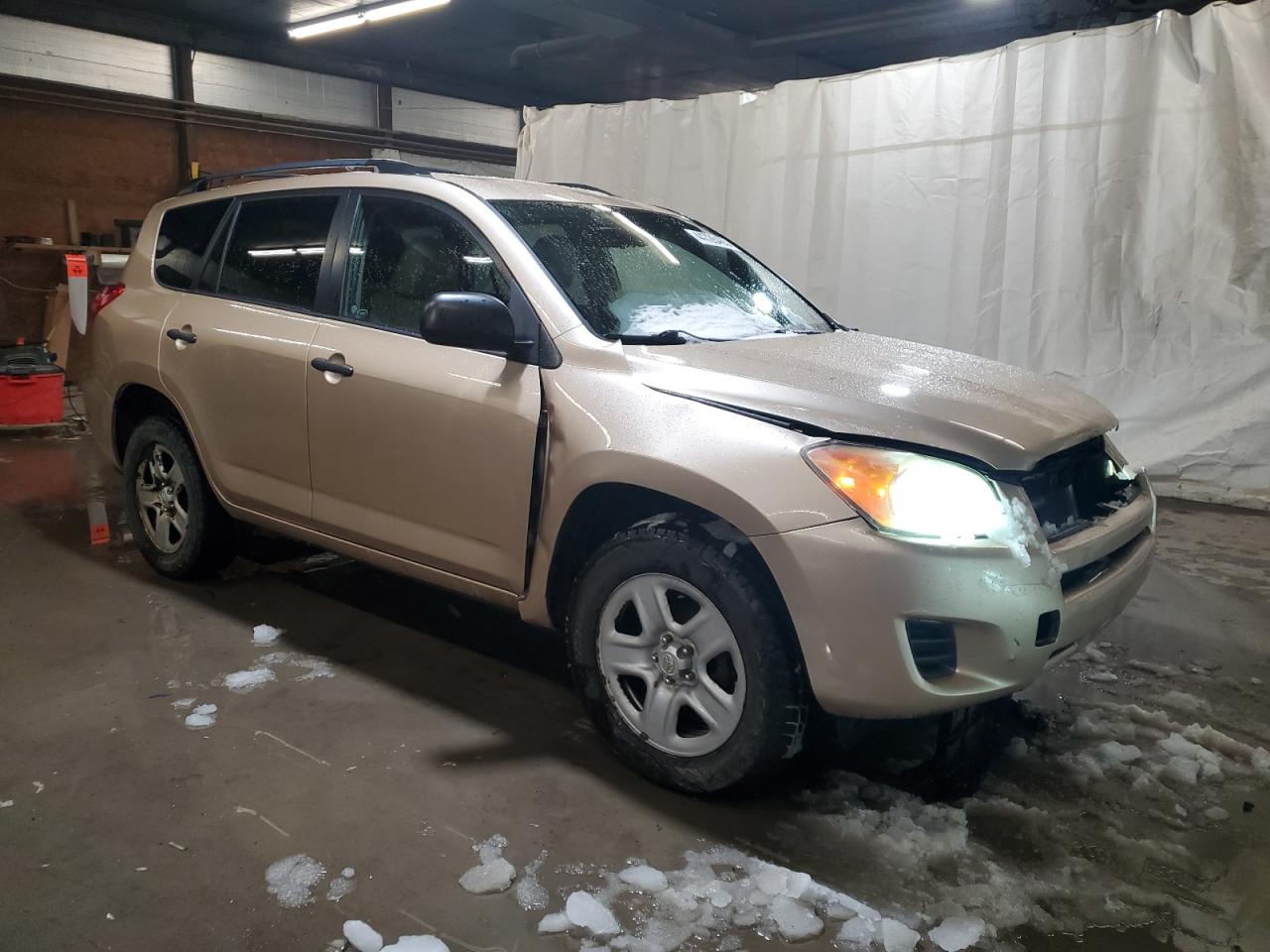 2011 Toyota RAV 4 VIN 2T3BF4DV9BW175933 Copart auction photo, front end / side damage thumbnail 4