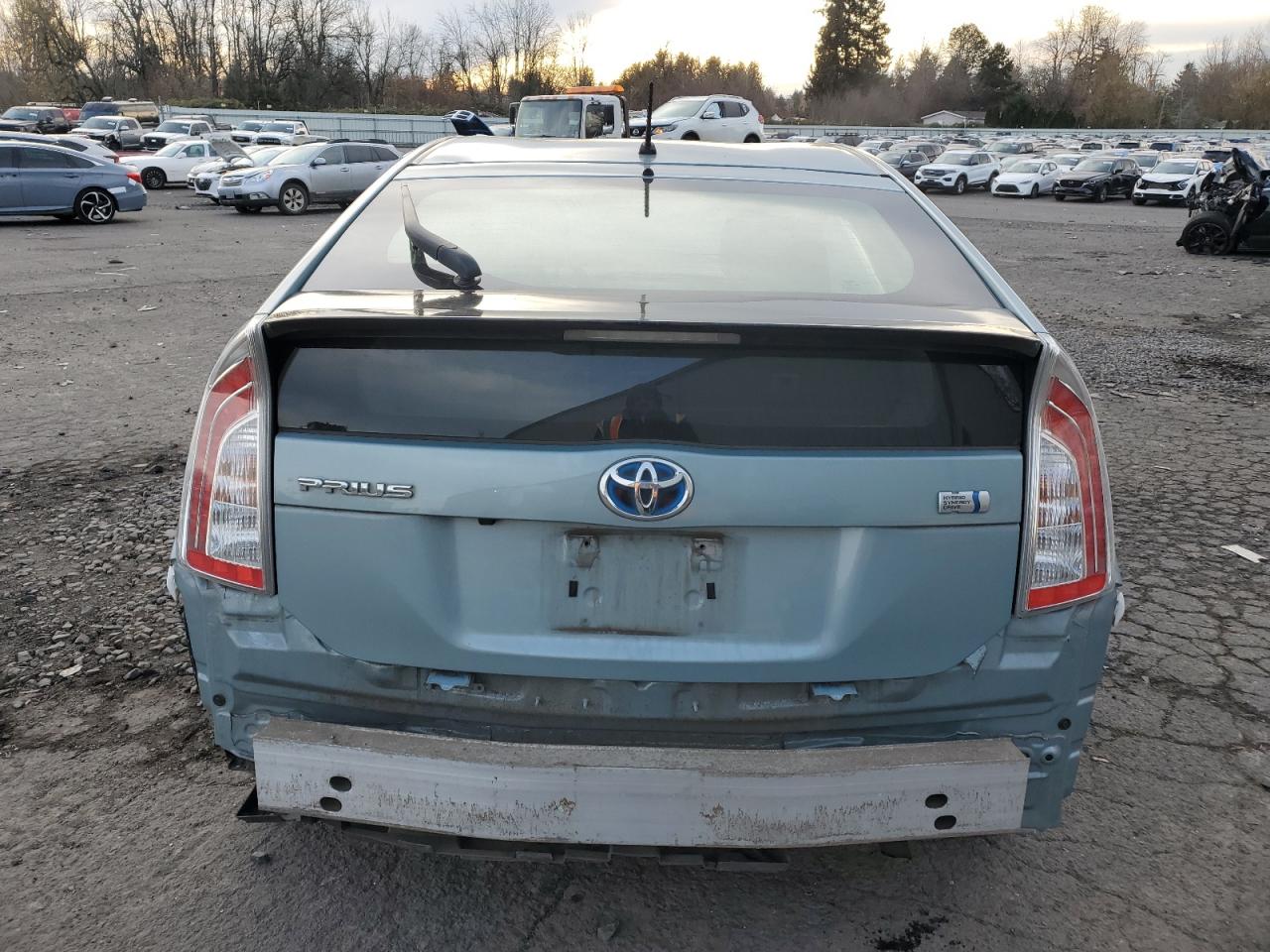 2015 Toyota Prius VIN JTDKN3DU8F1962526 Copart auction photo, rear end / side damage thumbnail 6