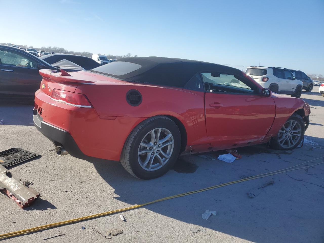 2015 Chevrolet Camaro VIN 2G1FD3D31F9265358 Copart auction photo, front end damage thumbnail 3