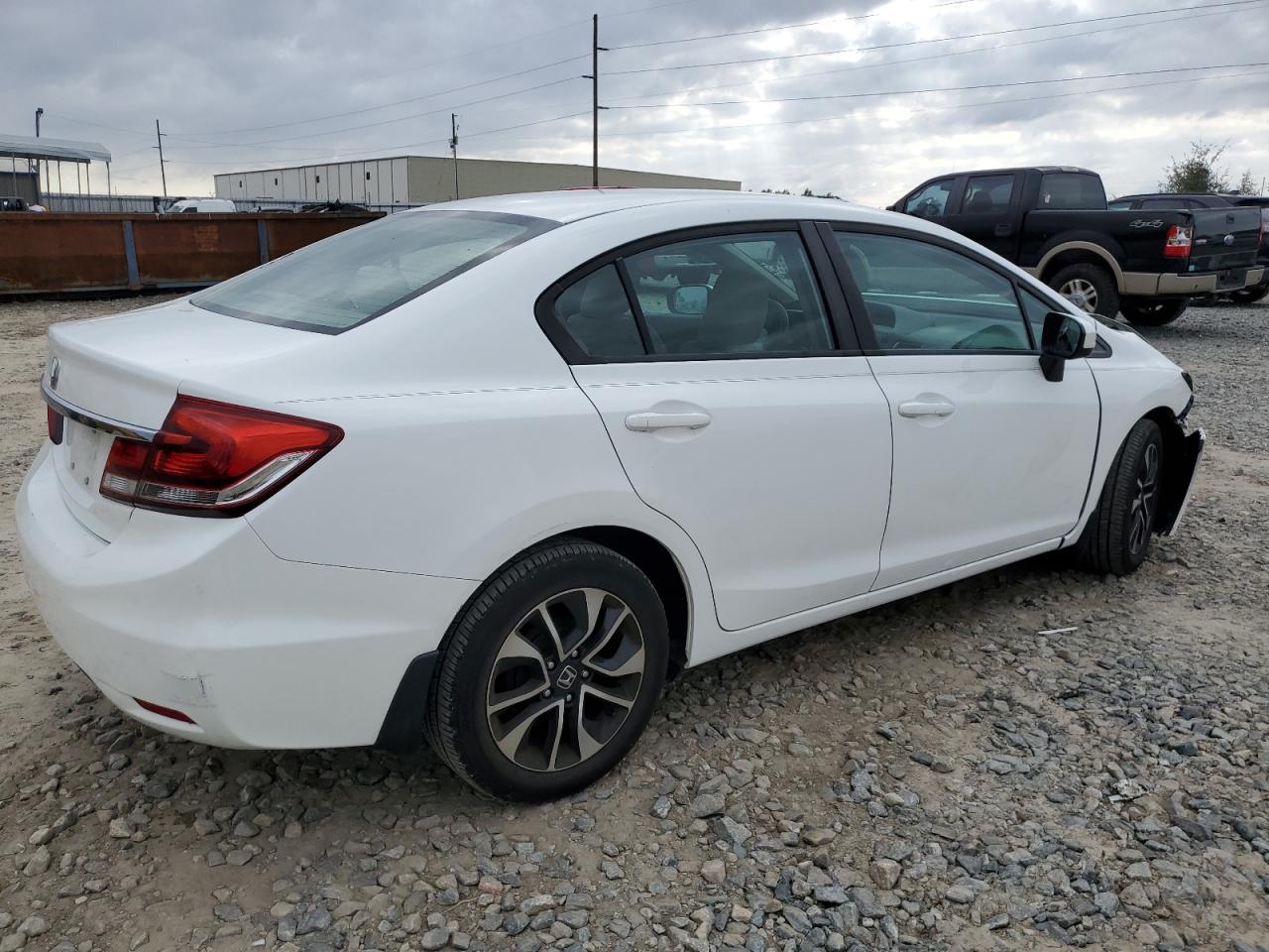 2015 Honda Civic VIN 19XFB2F57FE004534 Copart auction photo, front end damage thumbnail 3