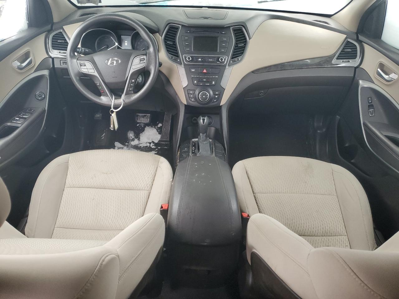 2018 Hyundai Santa Fe VIN 5XYZT3LB3JG571720 Copart auction photo, side / front end damage thumbnail 8