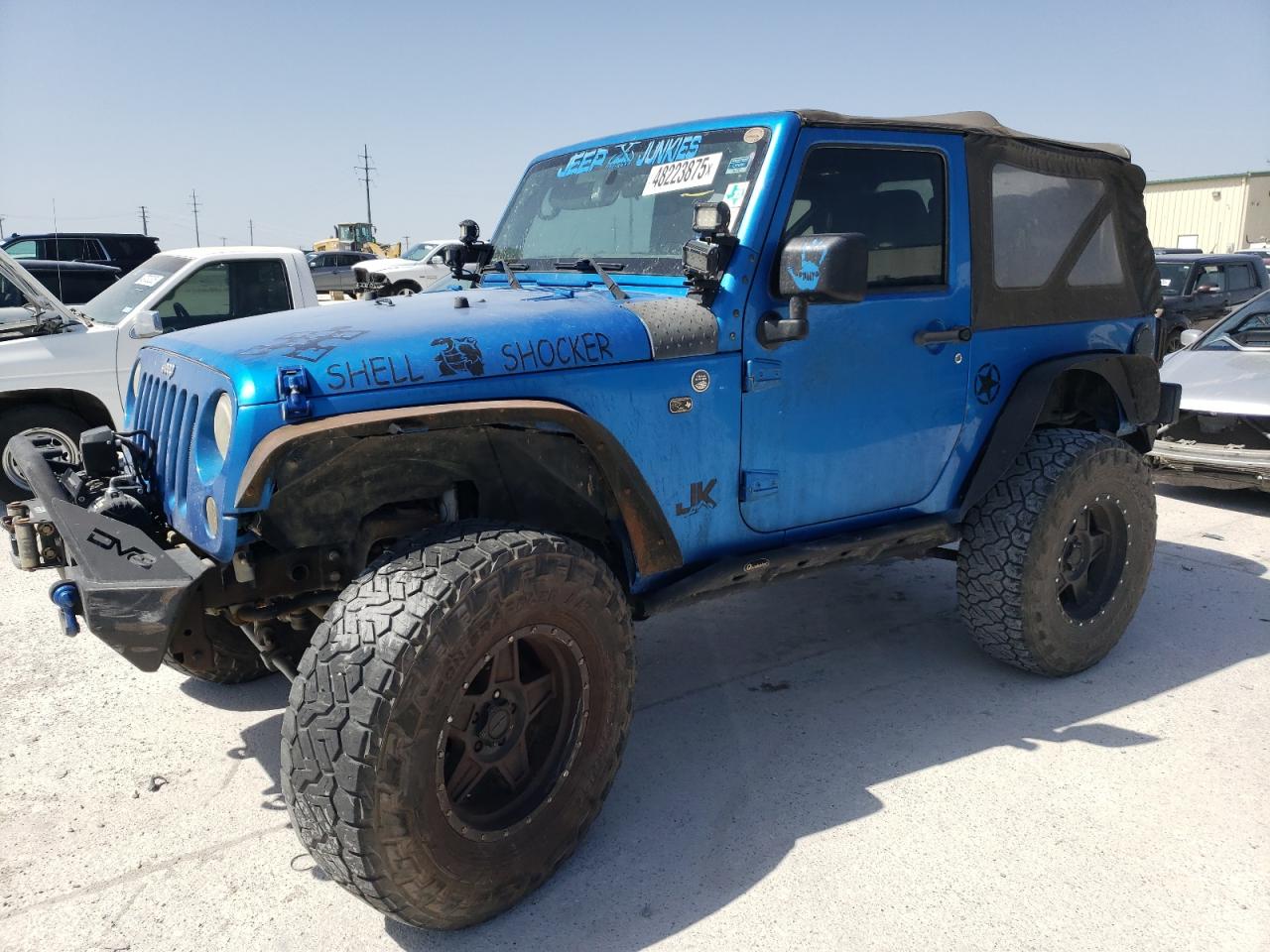 2015 Jeep Wrangler VIN 1C4BJWCG9FL552122 - Copart auction photo
