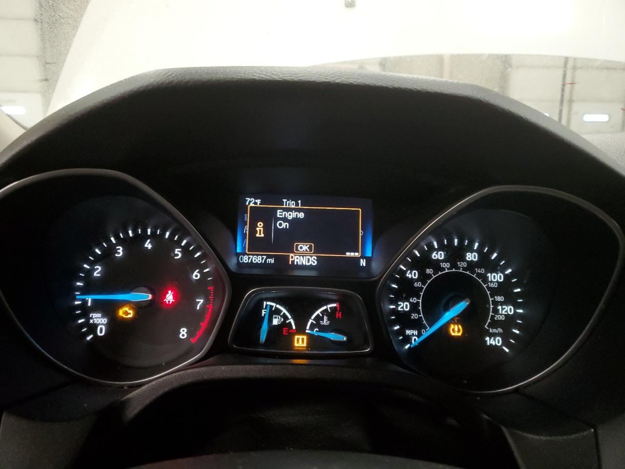2018 Ford Focus VIN 1FADP3FE0JL244562 Copart auction photo, front end damage thumbnail 9