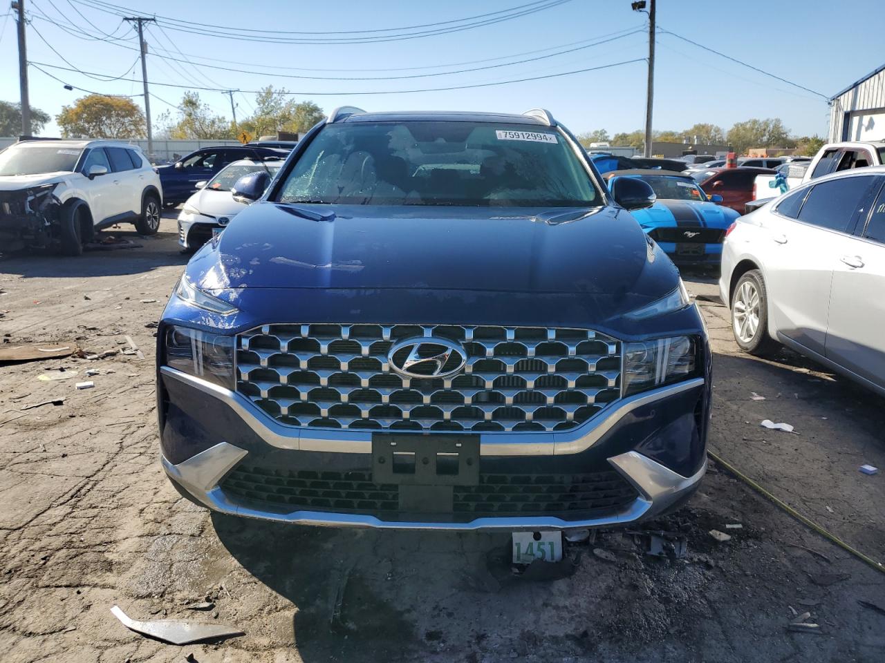 2023 Hyundai Santa Fe VIN 5NMS4DAL9PH485228 Copart auction photo, rear end damage thumbnail 5