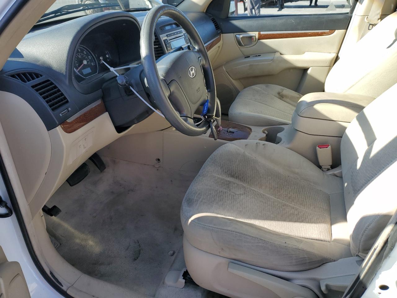 2007 Hyundai Santa Fe VIN 5NMSG13D17H069542 Copart auction photo, front end damage thumbnail 7