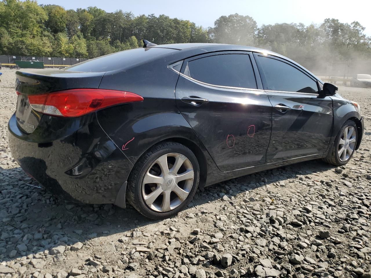 2013 Hyundai Elantra VIN 5NPDH4AEXDH248440 Copart auction photo, side damage thumbnail 3