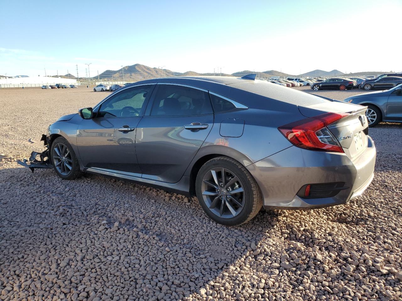 2021 Honda Civic VIN 19XFC1F34ME012531 Copart auction photo, front end damage thumbnail 2