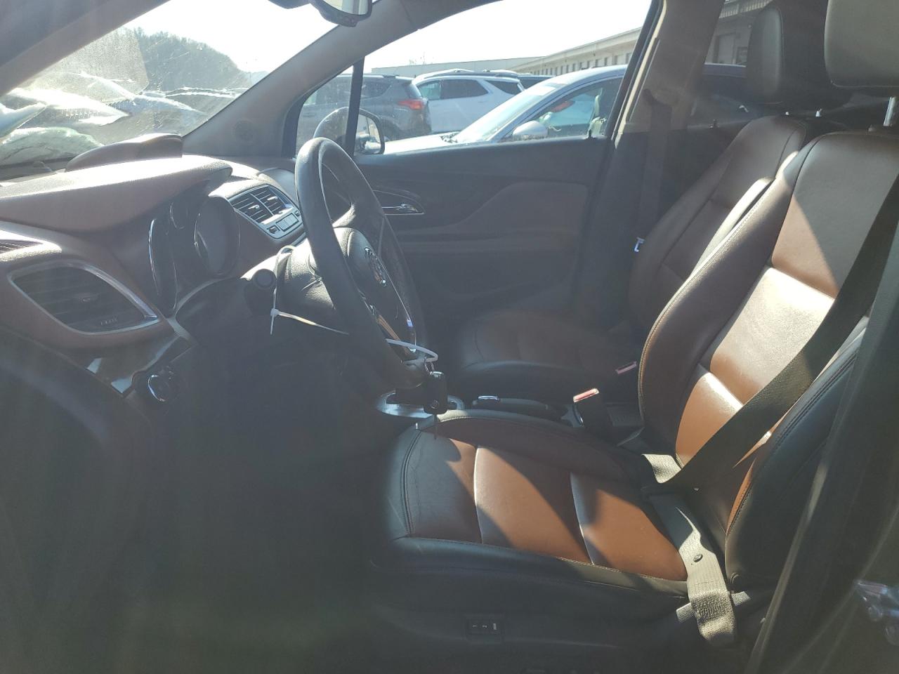 2015 Buick Encore VIN KL4CJHSB4FB176001 Copart auction photo, rear end / undercarriage damage thumbnail 7