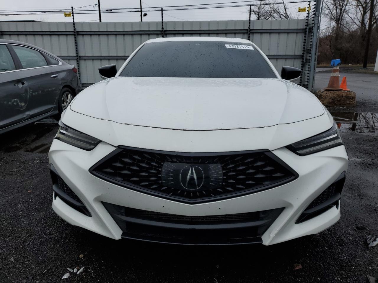 2021 Acura TLX VIN 19UUB5F54MA010446 Copart auction photo, vandalism damage thumbnail 5