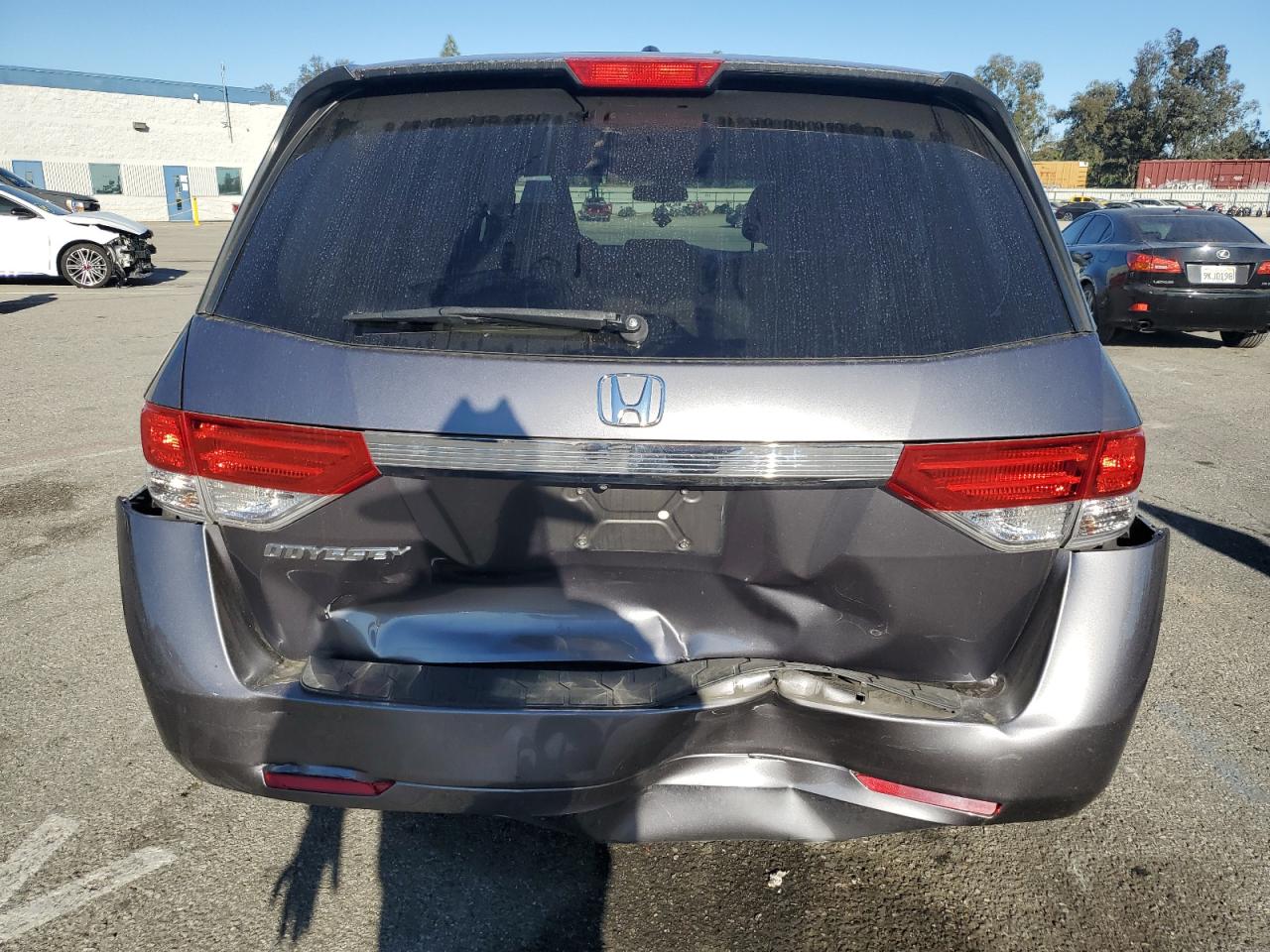 2016 Honda Odyssey VIN 5FNRL5H66GB037232 Copart auction photo, front end / rear end damage thumbnail 6