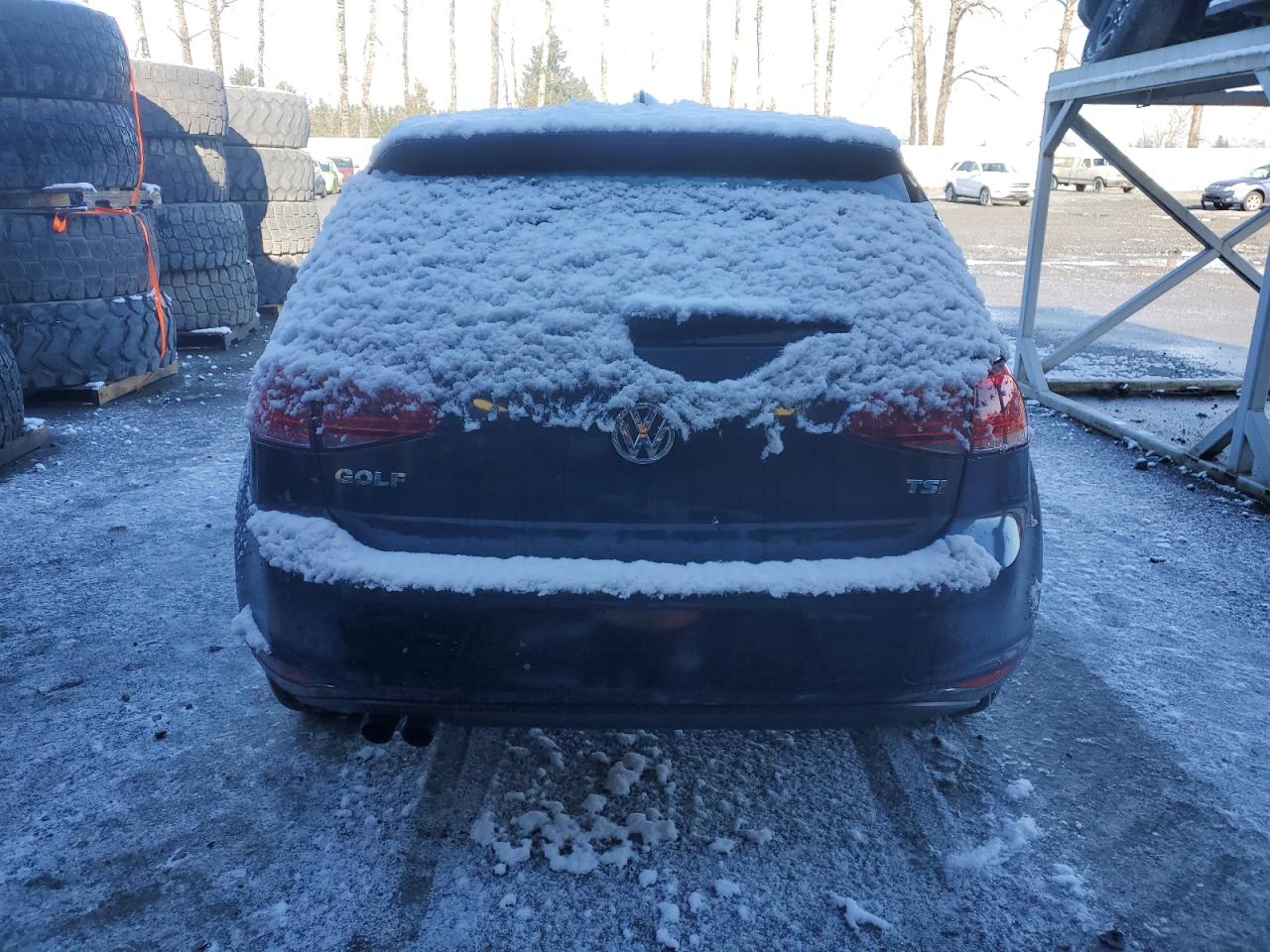 2016 Volkswagen Golf VIN 3VW217AU1GM025350 Copart auction photo, front end / side damage thumbnail 6