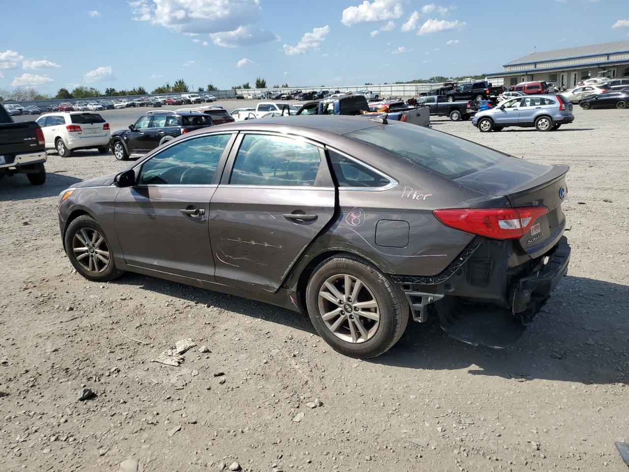 2017 Hyundai Sonata VIN 5NPE24AF8HH575973 Copart auction photo, all over damage thumbnail 2