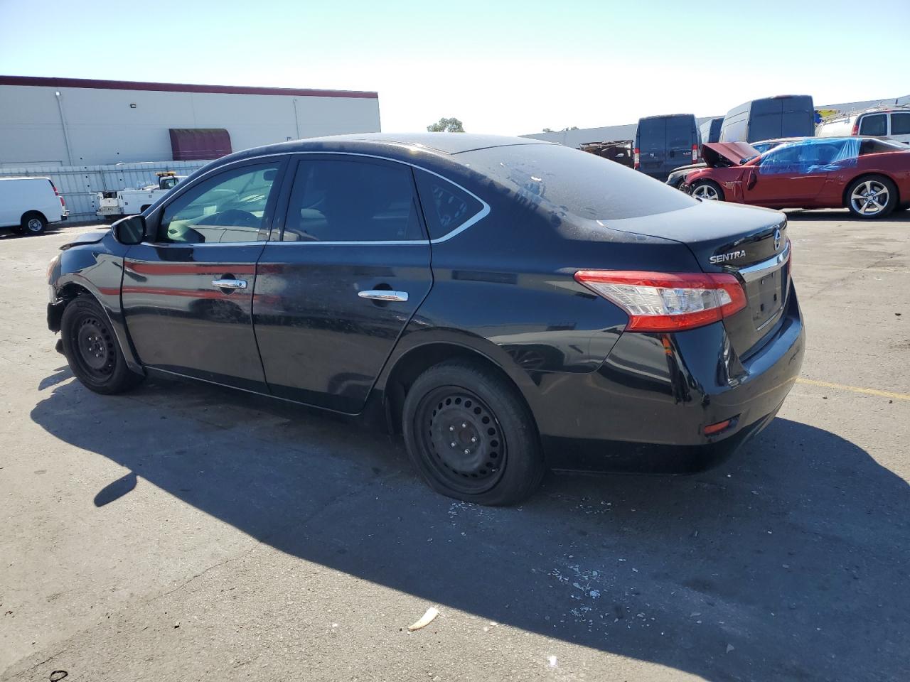 2015 Nissan Sentra VIN 3N1AB7AP4FY308244 Copart auction photo, front end damage thumbnail 2