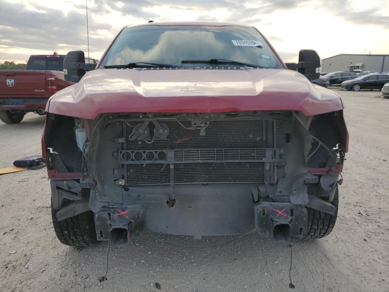 2017 Ford F-150 VIN 1FTEX1CF2HKE57240 Copart auction photo, front end / rear end damage thumbnail 5