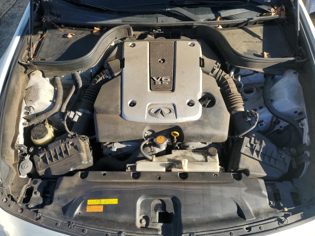 2008 Infiniti G VIN JNKBV61E38M221666 Copart auction photo, rear end / side damage thumbnail 11