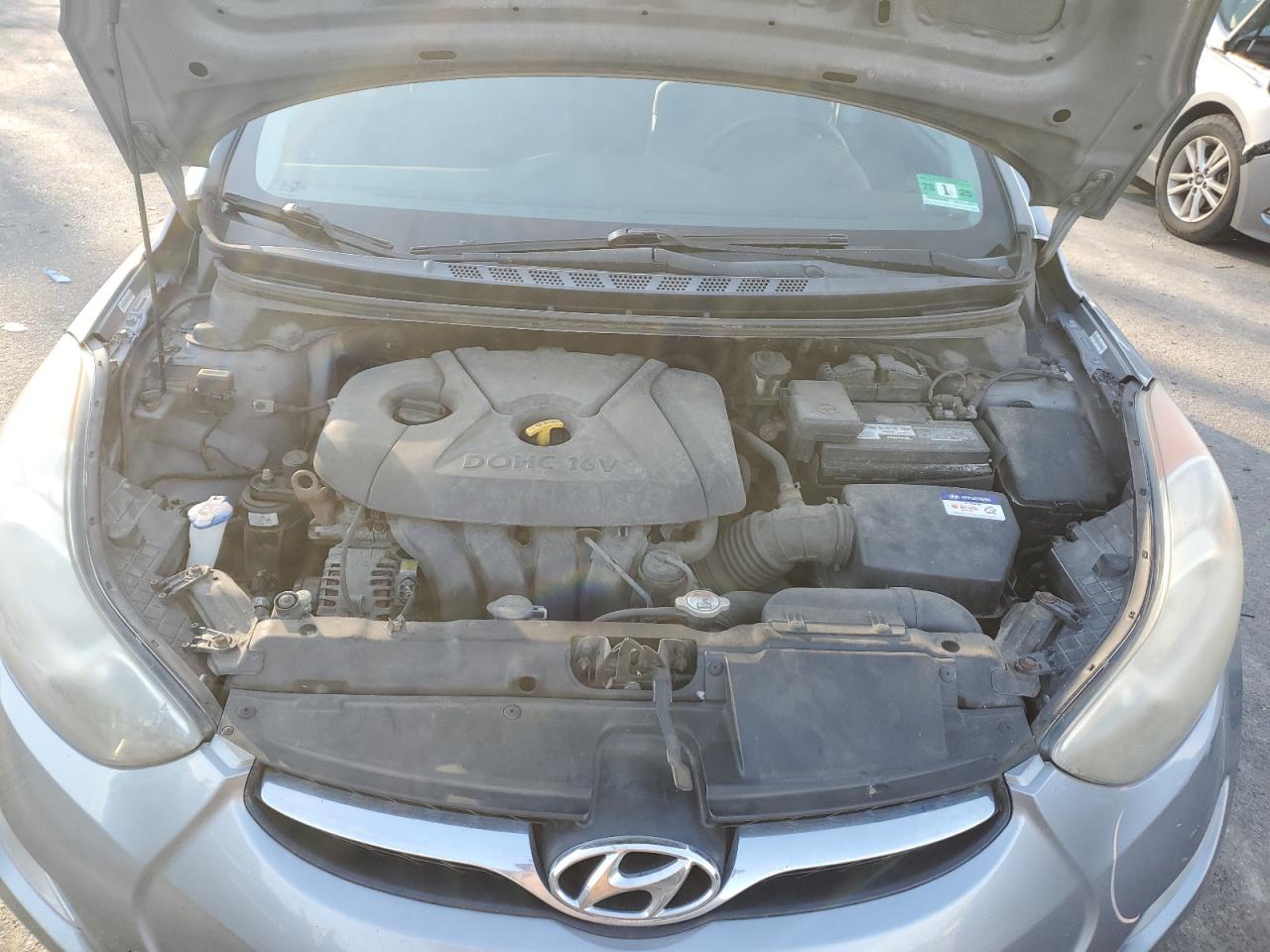 2012 Hyundai Elantra VIN KMHDH4AEXCU386401 Copart auction photo, vandalism damage thumbnail 11