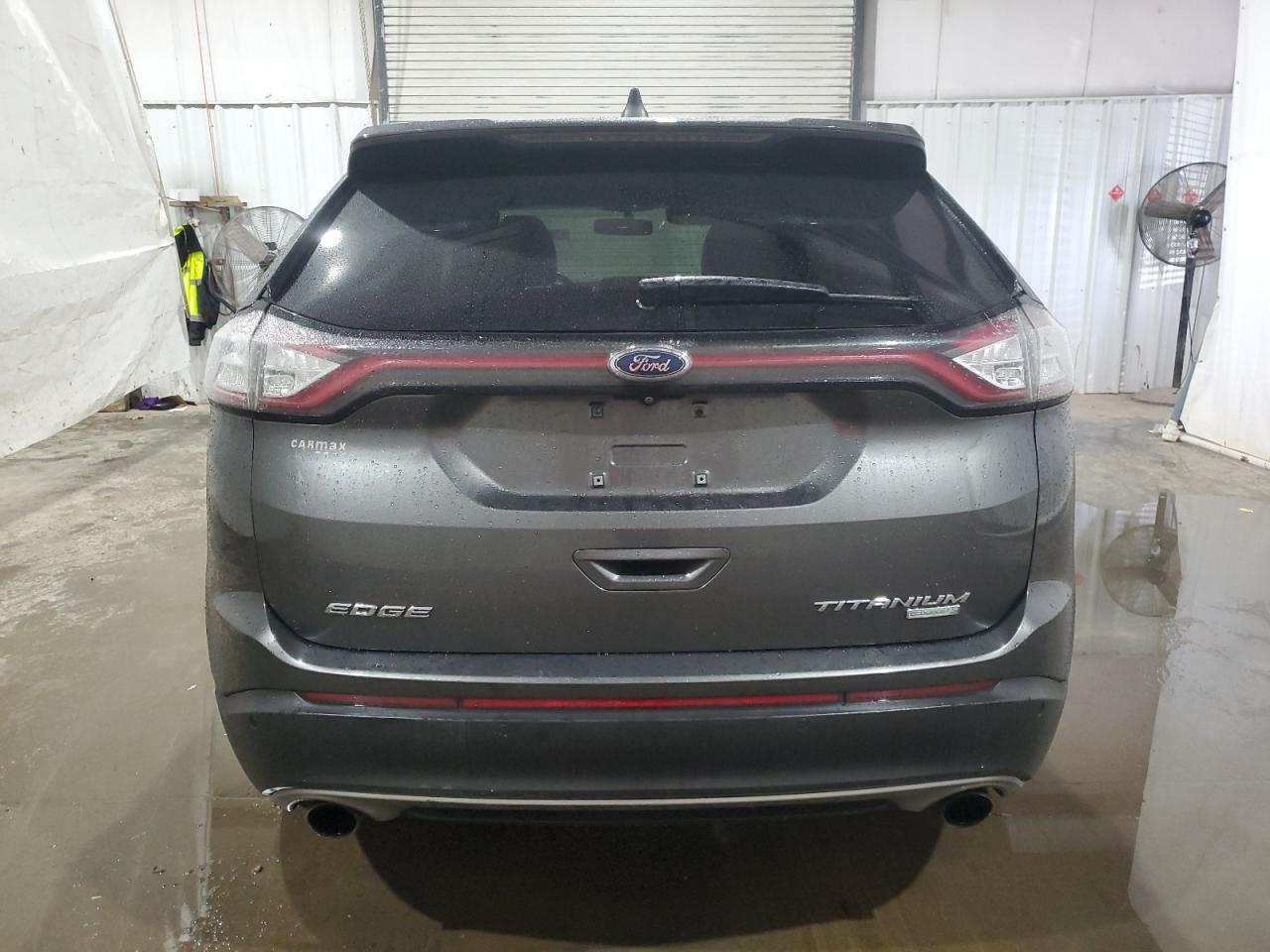 2017 Ford Edge VIN 2FMPK3K98HBB11763 Copart auction photo, front end / side damage thumbnail 6