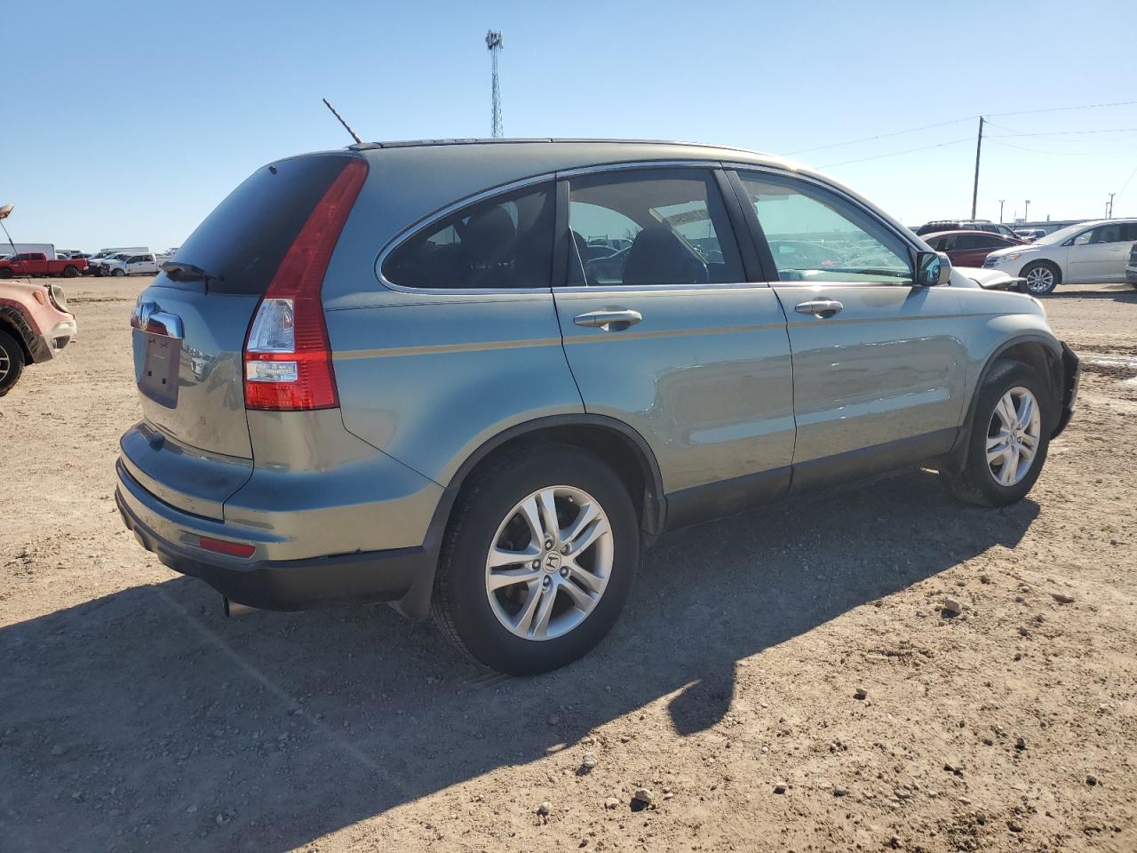 2010 Honda CR-V VIN 5J6RE3H75AL015969 Copart auction photo, front end / minor dent/scratches damage thumbnail 3