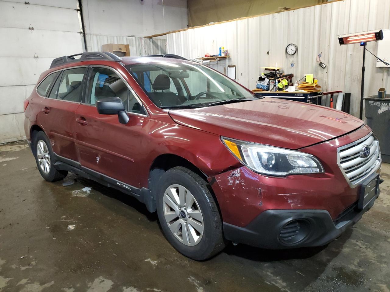 2017 Subaru Outback VIN 4S4BSAAC2H3204614 Copart auction photo, all over damage thumbnail 4