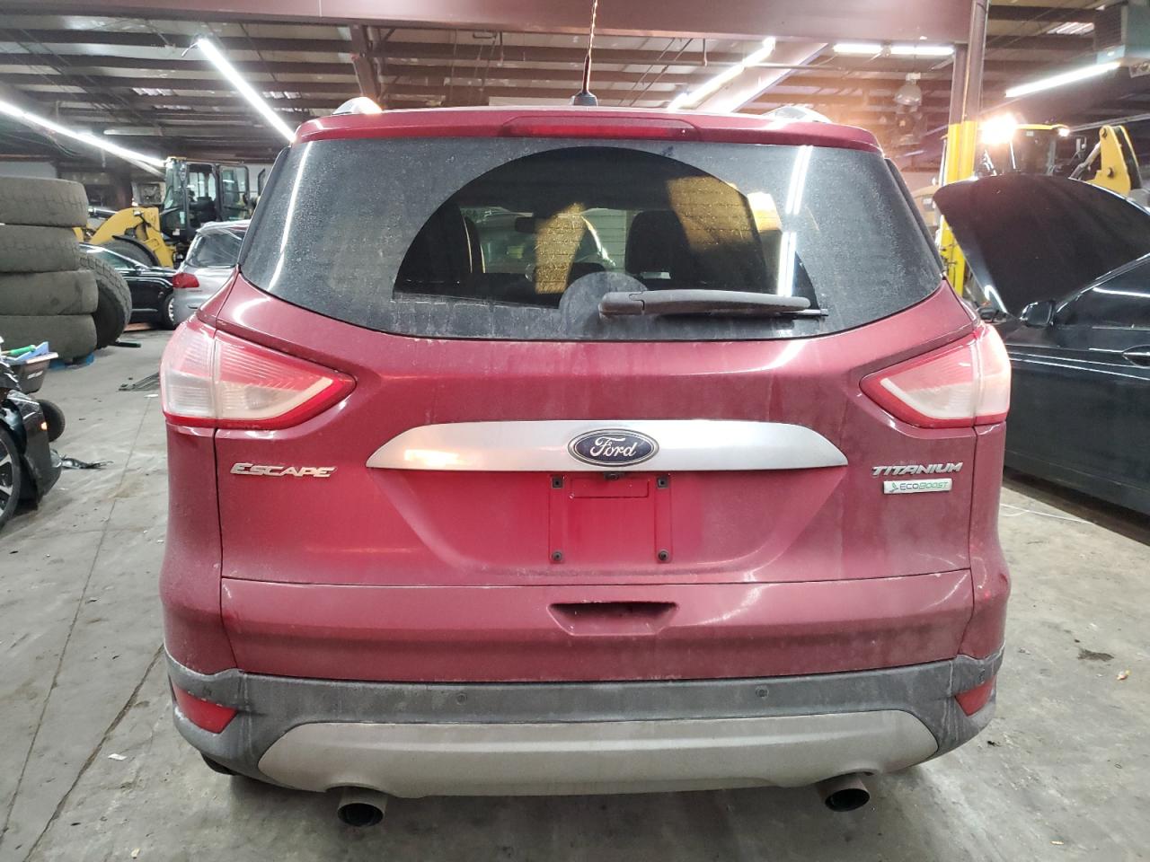 2014 Ford Escape VIN 1FMCU0J98EUA55189 Copart auction photo, front end damage thumbnail 6