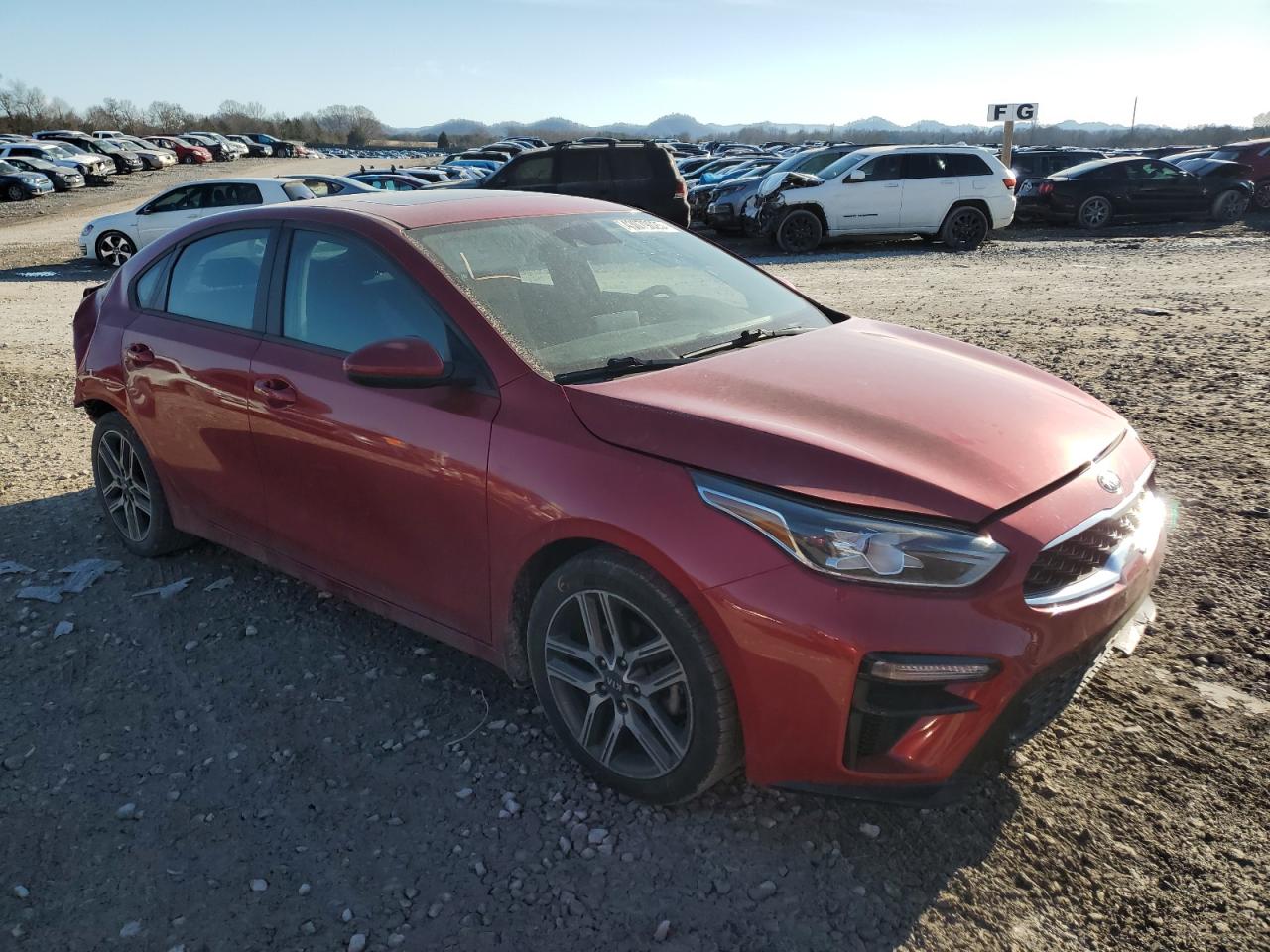 2019 KIA Forte VIN 3KPF34ADXKE063790 Copart auction photo, rear end damage thumbnail 4