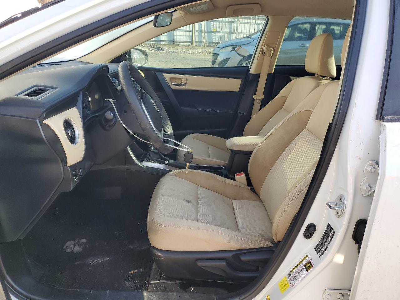 2017 Toyota Corolla VIN 5YFBURHE5HP689634 Copart auction photo, front end / rear end damage thumbnail 7