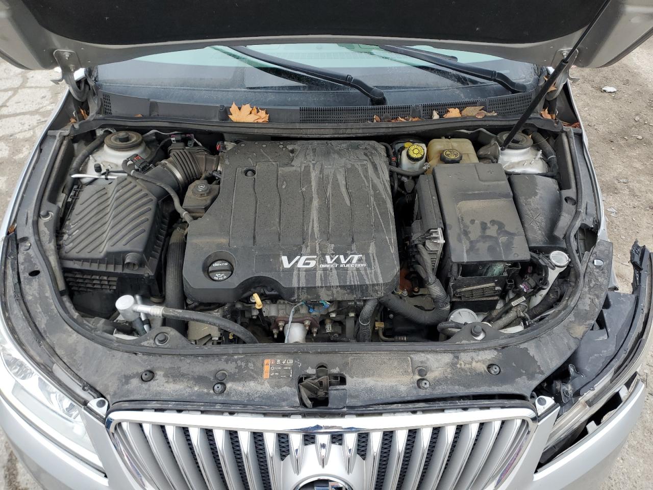 2012 Buick LaCrosse VIN 1G4GC5E34CF377773 Copart auction photo, front end / side damage thumbnail 11