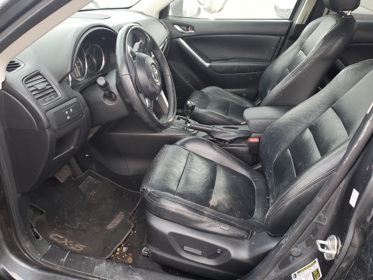 2013 Mazda CX-5 VIN JM3KE2CE1D0133702 Copart auction photo, front end / side damage thumbnail 7