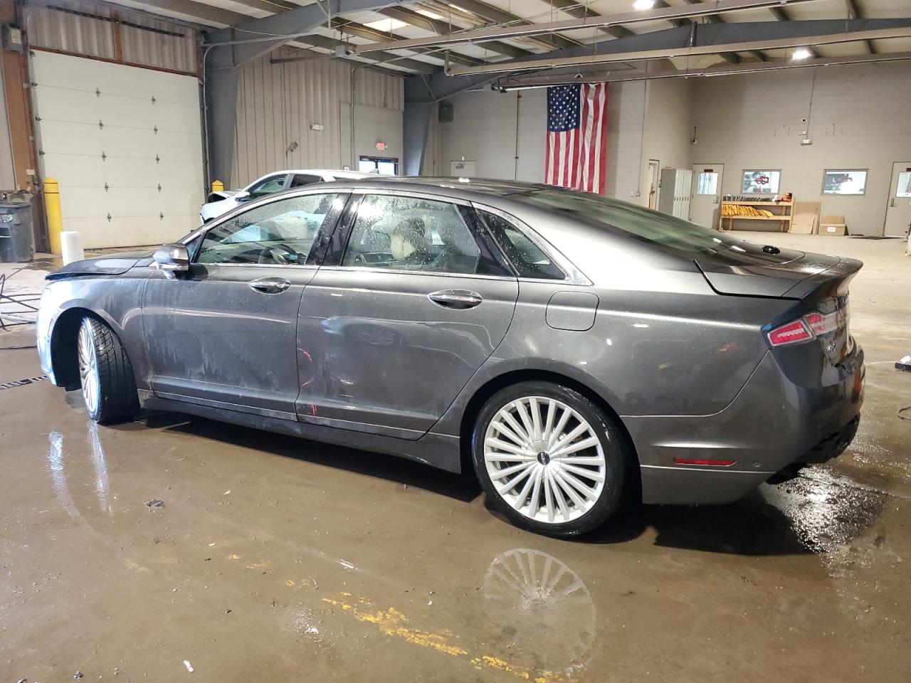2017 Lincoln MKZ VIN 3LN6L5F99HR629736 Copart auction photo, front end / rear end damage thumbnail 2