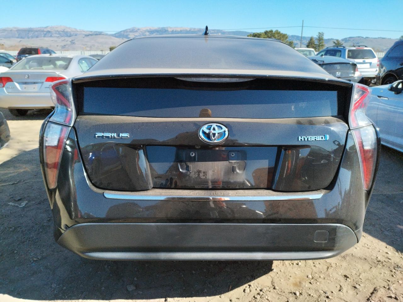 2017 Toyota Prius VIN JTDKBRFU0H3057312 Copart auction photo, side / rear end damage thumbnail 6